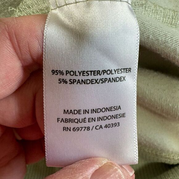 Melody Ehsani Women's Quarter Zip Long Sleeves Sweater Sz Medium Light Green - Picture 8 of 11